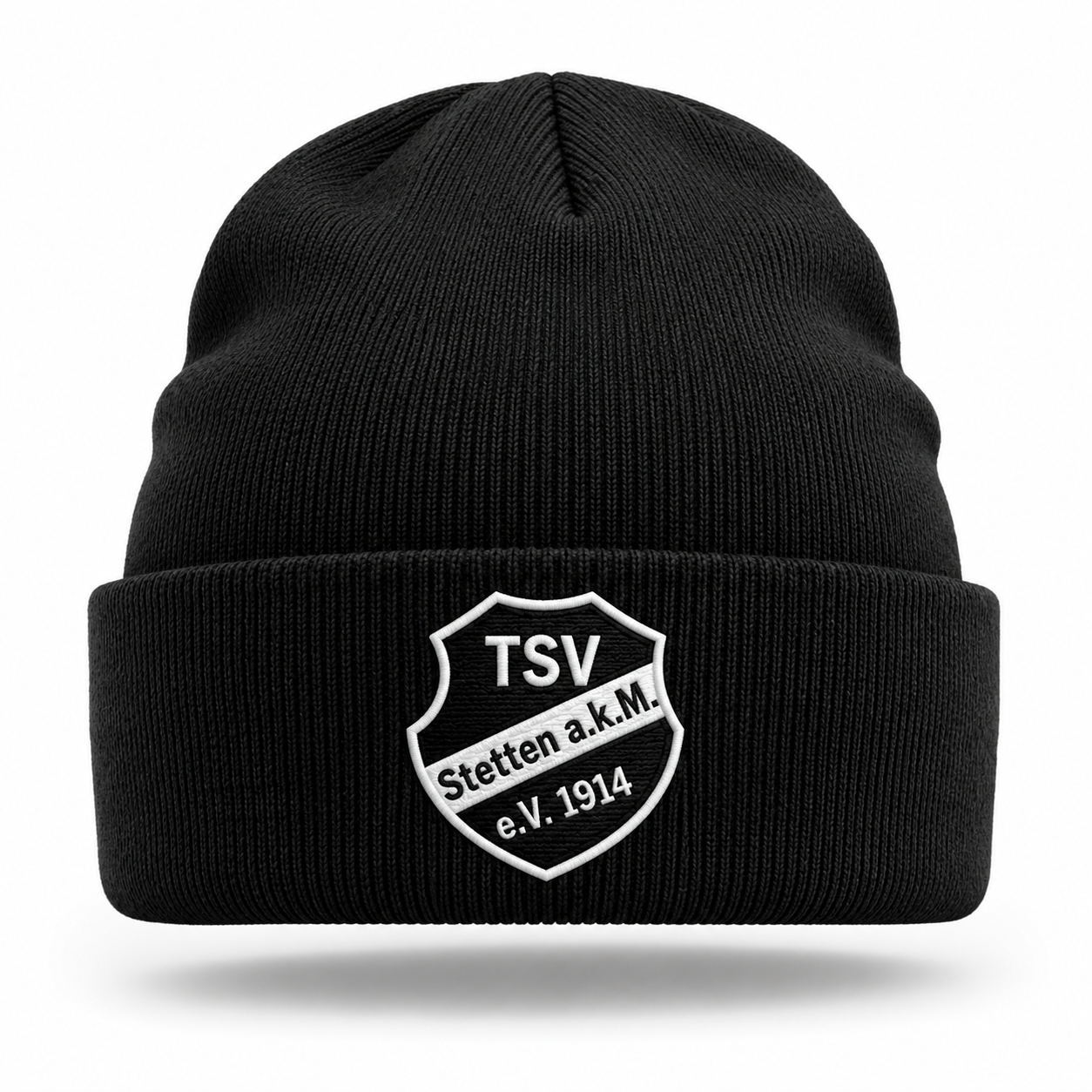 TSV Strickmütze mit Stickerei- Emblem Erwachsene / Kinder